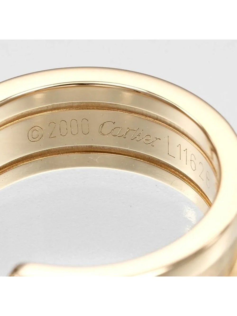Cartier 2C 18k Yellow Gold Ring